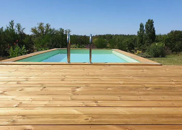 Ferienhaus Les Sur La Colline - 28 M2 One Bedroom With Shared Pool Montignac-de-Lauzun